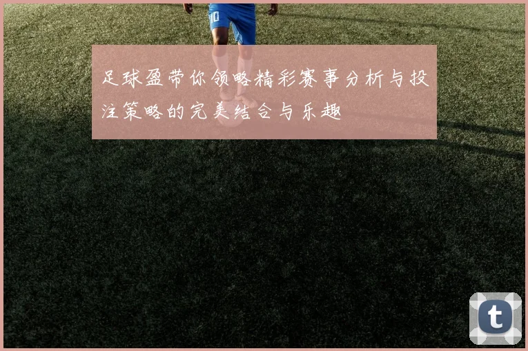足球盈带你领略精彩赛事分析与投注策略的完美结合与乐趣